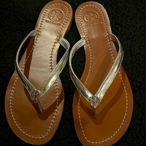 Tory Burch terra thongs. Never been worn.